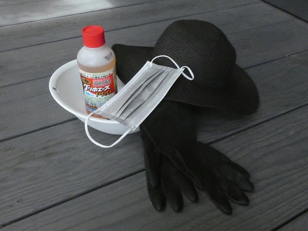 除草剤を使用したスギナの駆除方法:駆除で使用する物